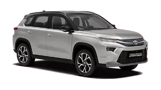 Toyota Hyryder Hybrid self drive rental Chandigarh