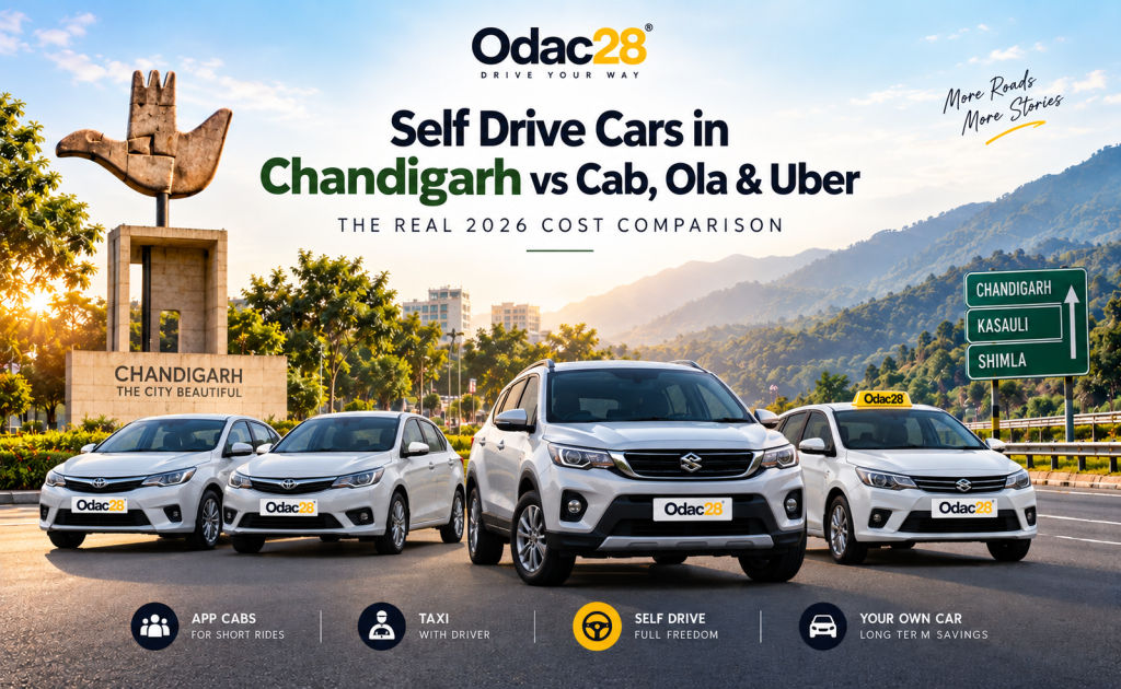 self drive car on rent in chandigarh